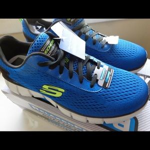 Skechers Men's Settle The Score Blue Sneakers NEW